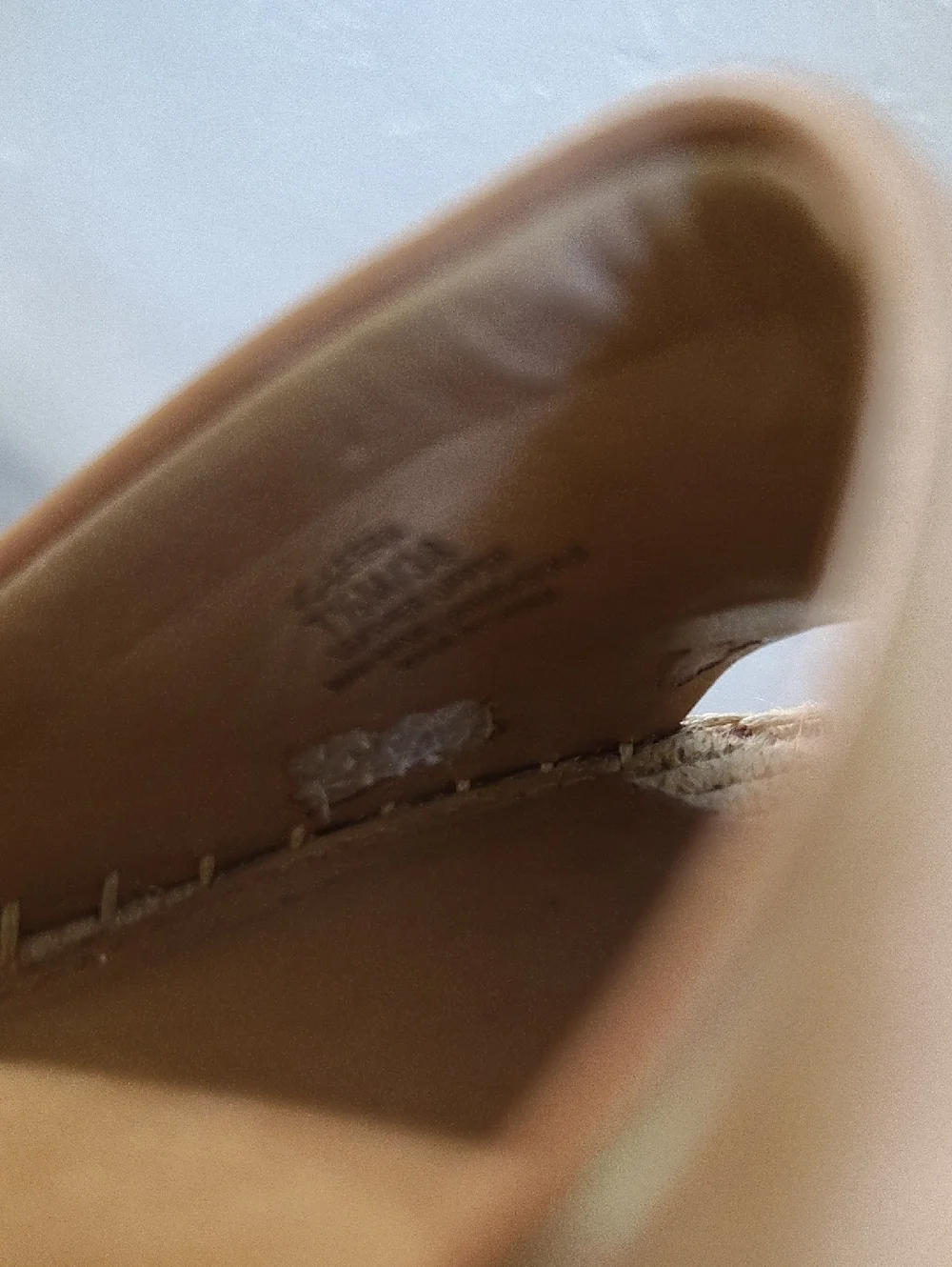 Vince Camuto Leera Espadrille Wedge Sandal Size 7.5 Tan